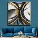 Vail Modern Art Hand painted Wall Painting (With Outer Floater Frame)