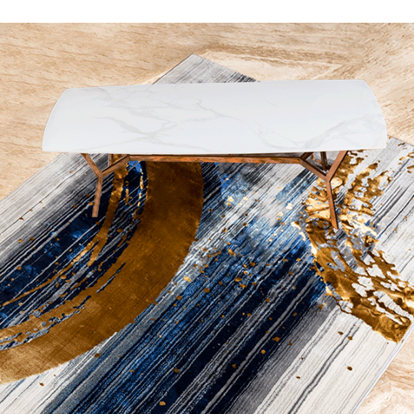 The Roman Rectangular Marble Coffee Table