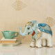 The Jodhpur Blue Elephant Table Decoration Showpiece