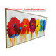 Abstract Prism 100% Hand Painted Wall Painting (With Outer Floater Frame)