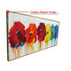 Abstract Prism 100% Hand Painted Wall Painting (With Outer Floater Frame)