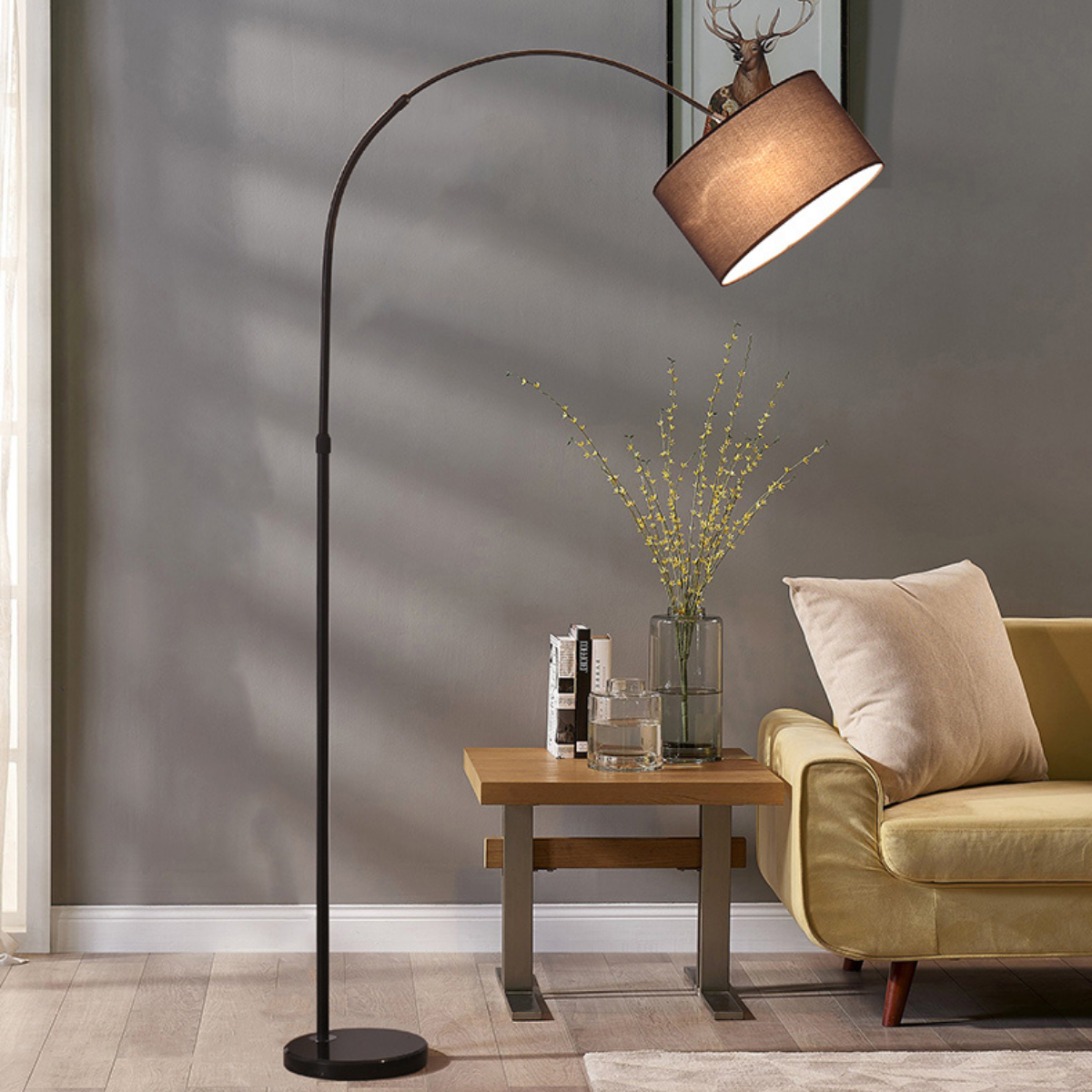 The Manhattan Arc Leaning Floor Lamp Dekor Company