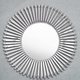 The Nickel Plated Groove Edge Decorative Wall Mirror