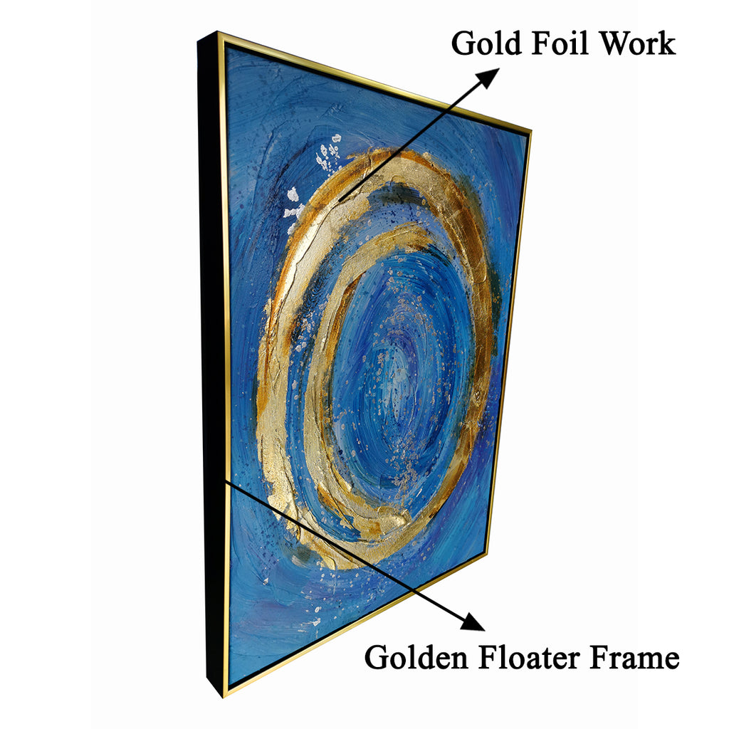Marvel of Charisma 100% Hand Painted Wall Decor Paintings for Home (With outer Floater Frame) (28 x 20 Inches)