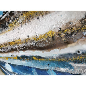Delirious Happiness  Resin Art Wall Painting
