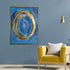 Marvel of Charisma 100% Hand Painted Wall Painting (With outer Floater Frame)