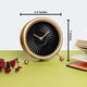 Filigree Damask Decorative Table Clock