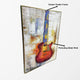 Rockstar 100% Hand Painted Wall Painting with Metal Work & Outer Floater Frame