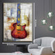 Rockstar 100% Hand Painted Wall Painting with Metal Work & Outer Floater Frame