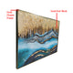Beauteous Ocean  100% Hand Painted Wall Painting (With outer Floater Frame)