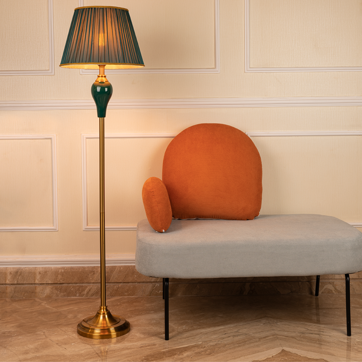 Ornate best sale floor lamp