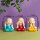 Worldly Wisdom Buddha Home Decoration Showpiece - Set Of 3