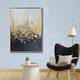 Starry Skies 100% Hand Painted Wall Painting (With outer Floater Frame)