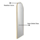 Luxe Gold Designer Wall Mirror