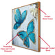 The Butterfly Habitat Framed Crystal Glass Painting