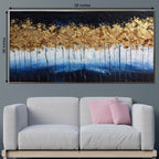 Norfolk Abstract Art Decorative Hand painting for Home Decor  & Wall Decoration Items (With Outer Floater Frame) (56 x 28 Inches)