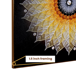 The Solar Prism Framed Canvas Print 1.5 inch framing width