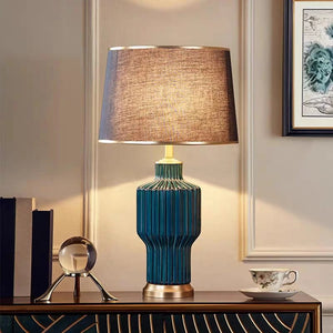 The Green and Gold Trophy Decorative Table Lamp