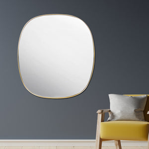 The Paris Classic Oval Decorative Wall Mirror - Golden