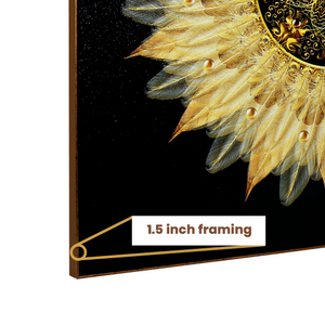 The Solar Chakra Framed Canvas Print