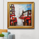 A Stroll in Paris 100% Hand Painted Wall Painting (With French Classic Finish Frame)