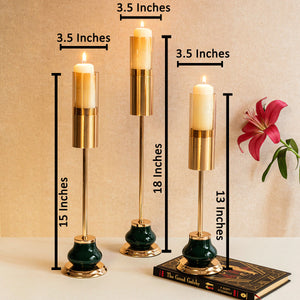 Ambient Persian Style Candle Stand Set of 3