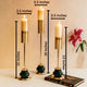 Ambient Persian Style Candle Stand Set of 3