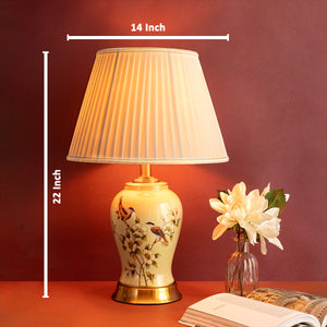 Calli Floral Ceramic Decorative Lamp