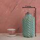 Charismatic Chevron Ceramic Decorative  Vase Set - Small