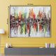 The Rainbow Pearl Abstract Hand Painted Wall Painting