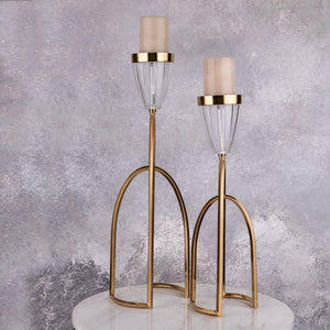 The Golden Mirage Candle Stand