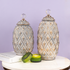 The Modern Bell Krater Ceramic Decorative Vase - Set of 2