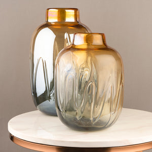 The Autumn Country Jar Handblown Glass Decorative Vase