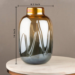 The Autumn Country Jar Handblown Glass Decorative Vase