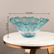 The Crystal Sea Blue Handblown Decorative Vase