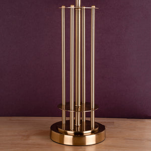 The Golden Mystique Tube Stainless Steel Decorative Table Lamp