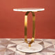 The Zen Aura Dual Marble  Accent Table