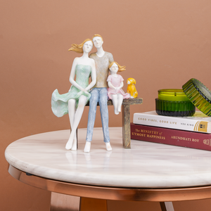 Family Holiday Decorative Showpiece