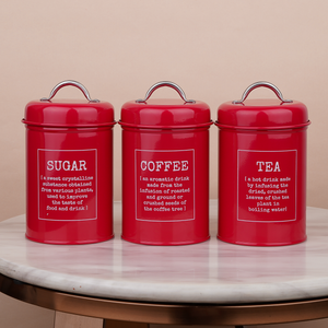 Evoke Metal kitchen Storage Jars
