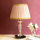 Slick & Sleek Classic Stainless Steel Lamp with Fabric Shade