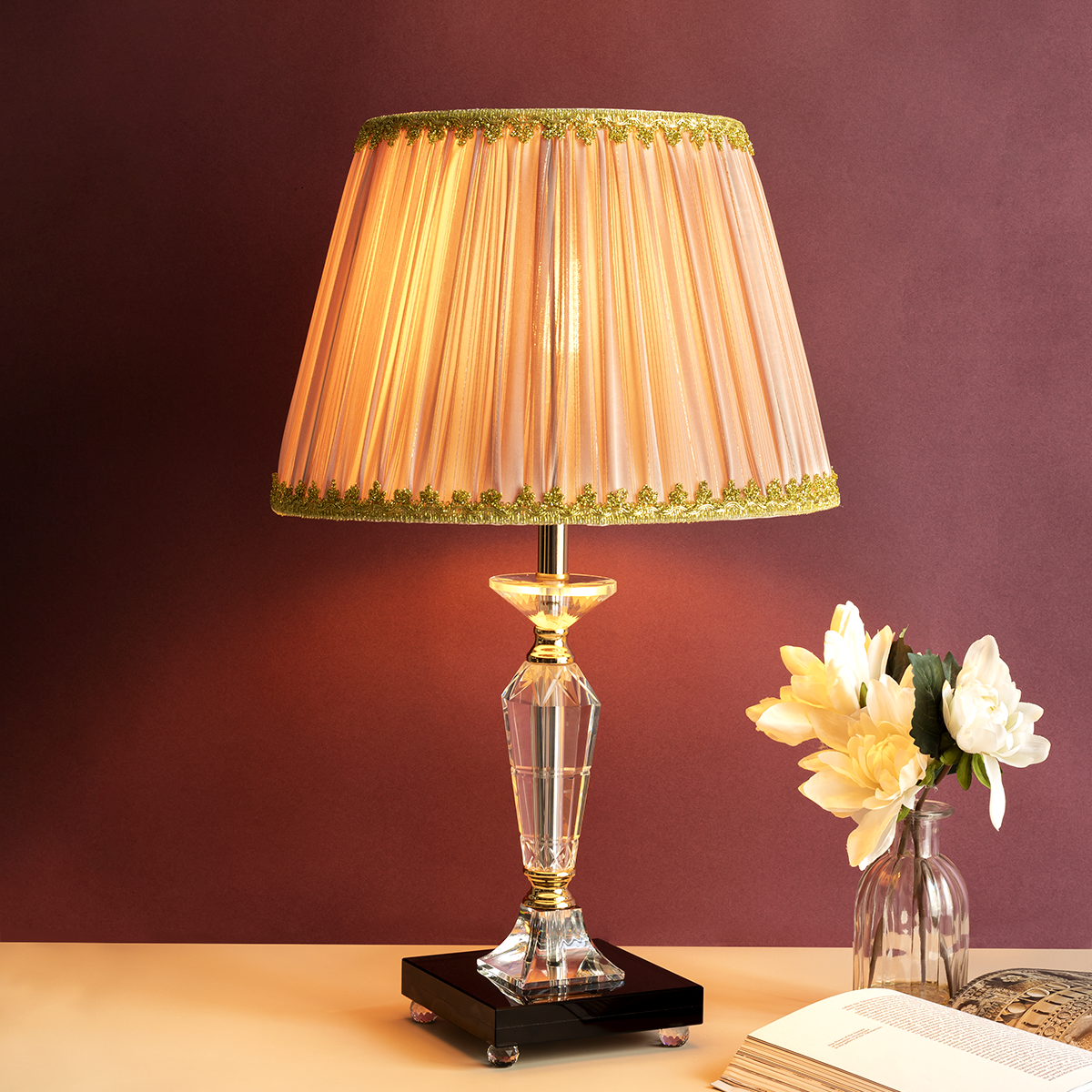 Crystal table lamp shade hotsell