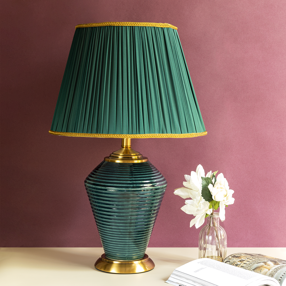 Jade green table deals lamps