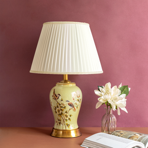 Calli Floral Ceramic Decorative Lamp