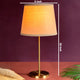 Fawn Sleek Base Stainless Steel Table  Lamp