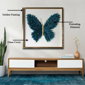 Destiny of the Butterflies Shadow Box Wall Decoration Piece