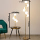 Flowing Love Decorative Stainless Steel Floor & Table Lamp - Combo