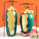 Gilded Filigree Decorative Ceramic Vase - Pair