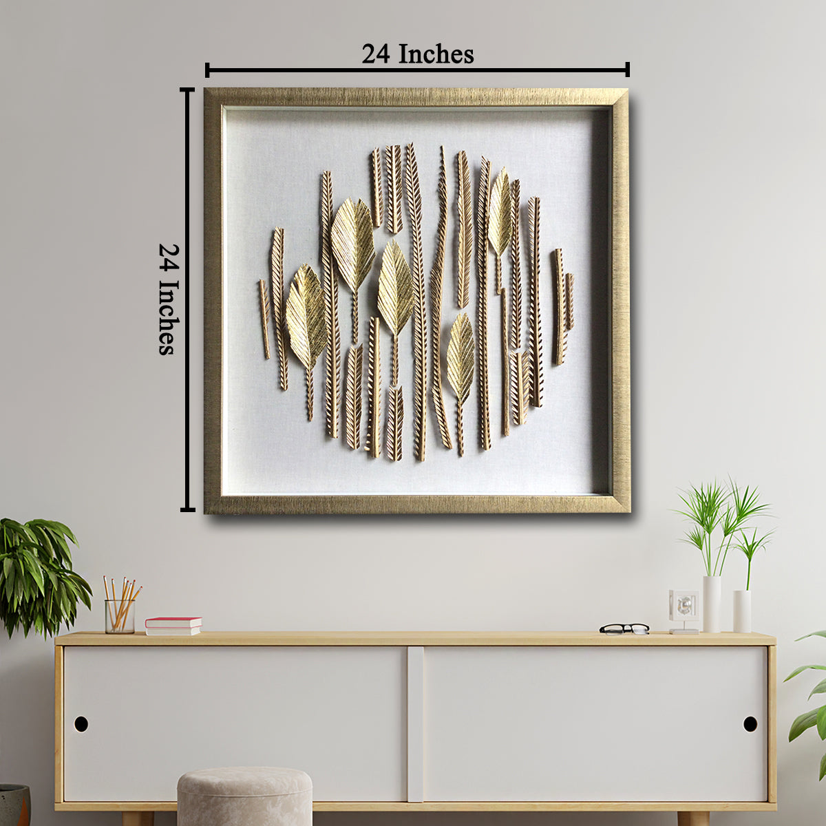 Gilded Illusions Shadow Box Wall Decoration Piece | Dekor Company