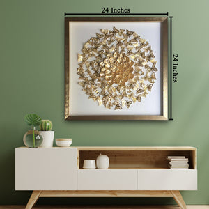 Symphony of the Butterflies Shadow Box Wall Decoration Piece