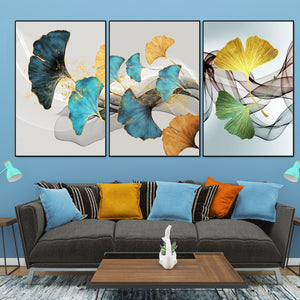 The Stingray Story Three Panel Framed Canvas Print